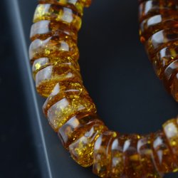 Wholesale dark cognac amber bracelet